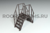 Переход через парапет Roofsystems Prestige, высота 0,68 м, ширина 660 мм, RAL 8019