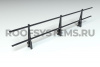 Ограждение кровельное на парапет Roofsystems Prestige, H=600 мм RAL 9005, L=3000 мм