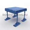 Эвакуационный трап для плоской кровли Roofsystems Prestige, L=1038 мм, RAL 5005