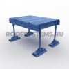 Эвакуационный трап для плоской кровли Roofsystems Prestige, L=1384 мм, RAL 5005