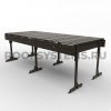 Эвакуационный трап для фальцевой кровли Roofsystems Prestige Next фальц, L=2422 мм, RAL 8019