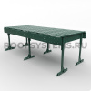 Эвакуационный трап для фальцевой кровли Roofsystems Prestige Next фальц, L=2422 мм, RAL 6005
