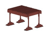 Эвакуационный трап для плоской кровли Roofsystems Prestige, L=1384 мм, RAL 3009