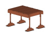 Эвакуационный трап для плоской кровли Roofsystems Prestige, L=1384 мм, RAL 8004