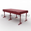 Эвакуационный трап для фальцевой кровли Roofsystems Prestige Next фальц, L=2076 мм, RAL 3005
