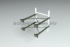 Кронштейн крепления пожарной лестницы к стене Roofsystems, ГОСТ, L=1400 мм, RAL 6020