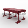 Эвакуационный трап для плоской кровли Roofsystems Prestige, L=2076 мм, RAL 3005