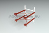 Кронштейн крепления пожарной лестницы к стене Roofsystems, ГОСТ, L=900 мм, RAL 3009