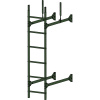 Лестница стеновая, универсальная Roofsystems Prestige 400, L=1200 мм RAL 6020