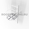 Дверца экрана пожарной лестницы Roofsystems, ГОСТ, RAL 7024