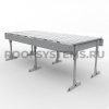 Эвакуационный трап для фальцевой кровли Roofsystems Prestige Next фальц, L=2422 мм, RAL 7004