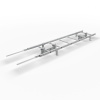 Лестница кровельная Roofsystems Prestige 600 Master фальц, L=1200 мм RAL 7004