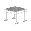 Эвакуационный трап Roofsystems Prestige, L=1038 мм, RAL 9010