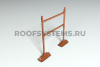 Рама крепления воздуховода Roofsystems Prestige, RAL 8004