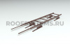 Лестница кровельная для мягкой черепицы и сланца Roofsystems Prestige 600, L=1200 мм, RAL 8017