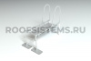Парапетный мостик Roofsystems Prestige, H=400 мм, L=1500 мм RAL 7004