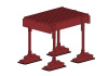 Эвакуационный трап для плоской кровли Roofsystems Prestige, L=692 мм, RAL 3011