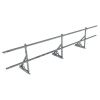 Ограждение кровельное для фальцевой кровли Roofsystems Prestige Next фальц, H=600 мм RAL 7004, L=3000 мм