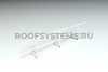 Ограждение кровельное, универсальное Roofsystems Alum Next, H=600 мм, RAL 9010