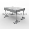 Эвакуационный трап для плоской кровли Roofsystems Prestige, L=1384 мм, RAL 7004