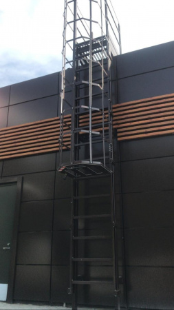 Дверца экрана пожарной лестницы Roofsystems, ГОСТ