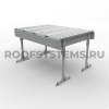 Эвакуационный трап для фальцевой кровли Roofsystems Prestige Next фальц, L=1384 мм, RAL 7004