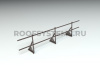 Ограждение кровельное, универсальное Roofsystems Alum Next, H=600 мм, RAL 8019