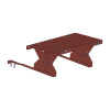 Ступень кровельная для натуральной черепицы Roofsystems Prestige натур RAL 3009