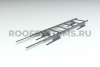 Лестница кровельная для мягкой черепицы и сланца Roofsystems Prestige 600, L=1200 мм, RAL 7024